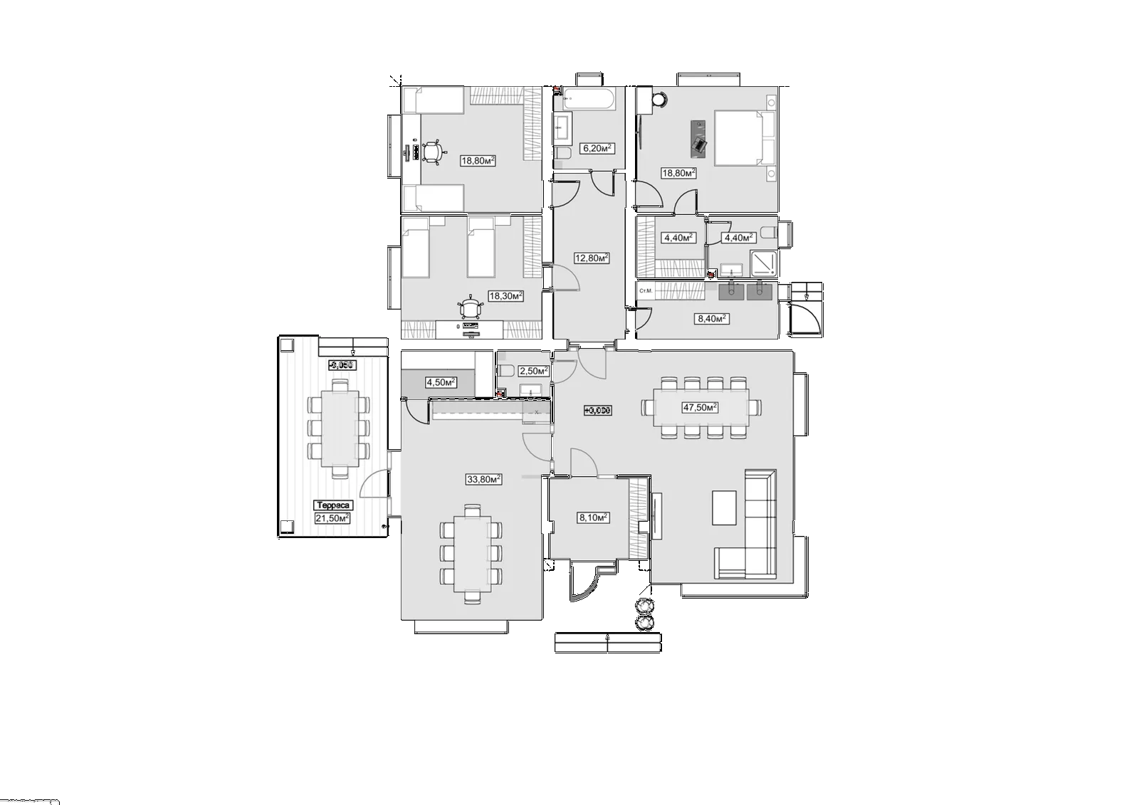 Планировка: LUMO House #44
