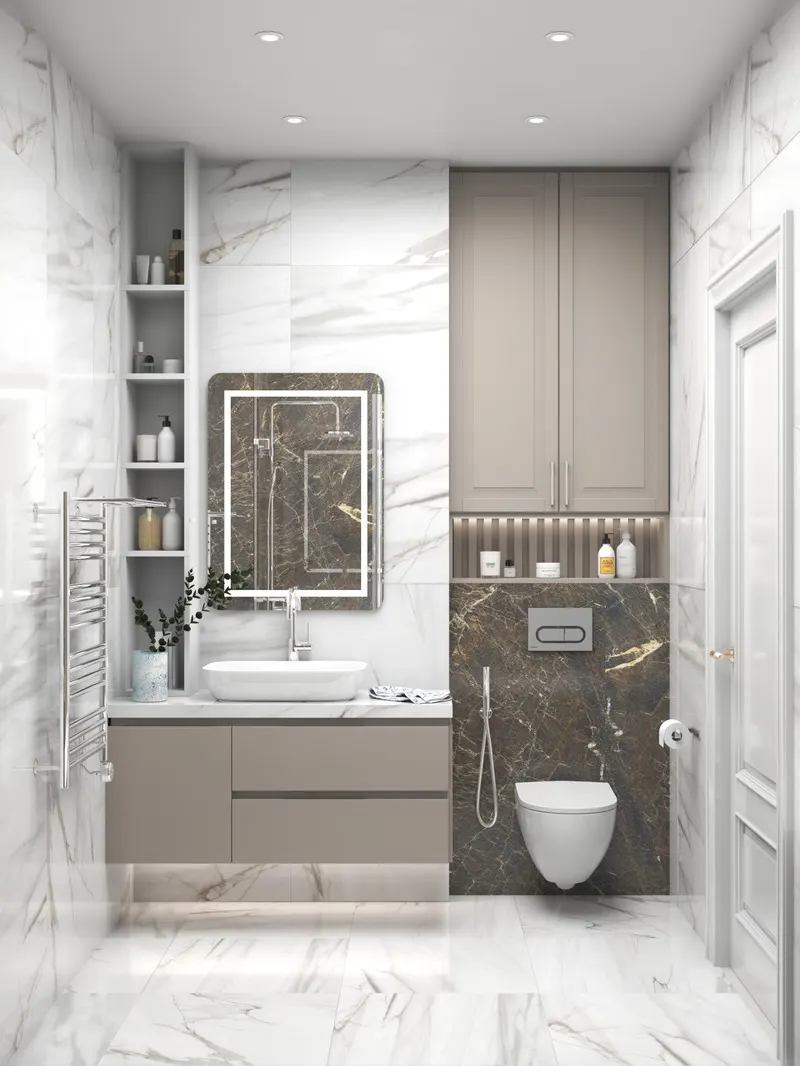 Квартира в неоклассике, 209 м²