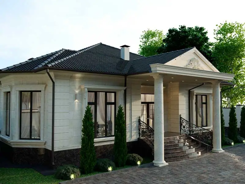 Одноэтажный дом 300 м²