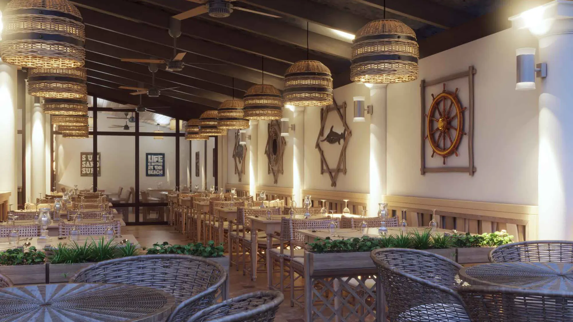 Ресторан Poseidon, Chaika Resort